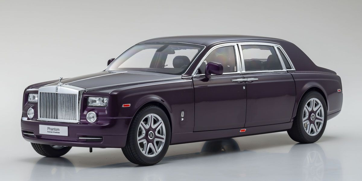 08841TP Rolls-Royce Phantom EWB (Twilight Purple) KYOSHO ORIGINAL 1/18 scale
