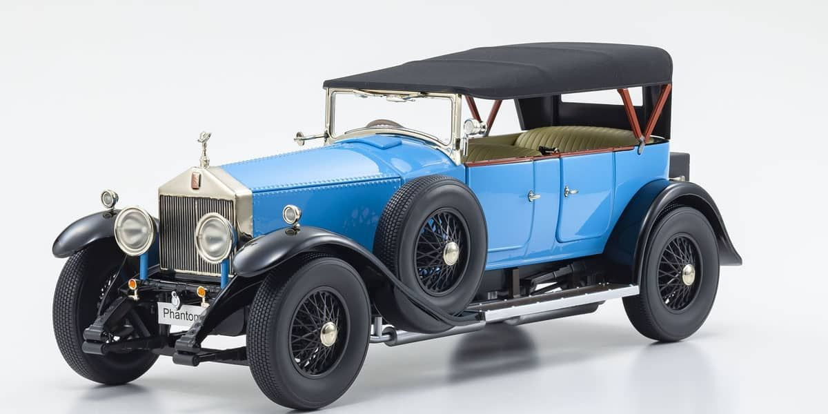 08931LB Rolls-Royce Phantom I (Light Blue) KYOSHO ORIGINAL 1/18 scale