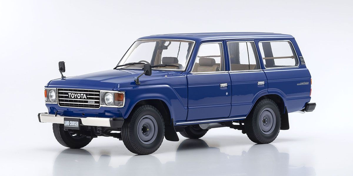 08956BL Toyota Land Cruiser 60 (Feel Like Blue) KYOSHO ORIGINAL 1/18 scale