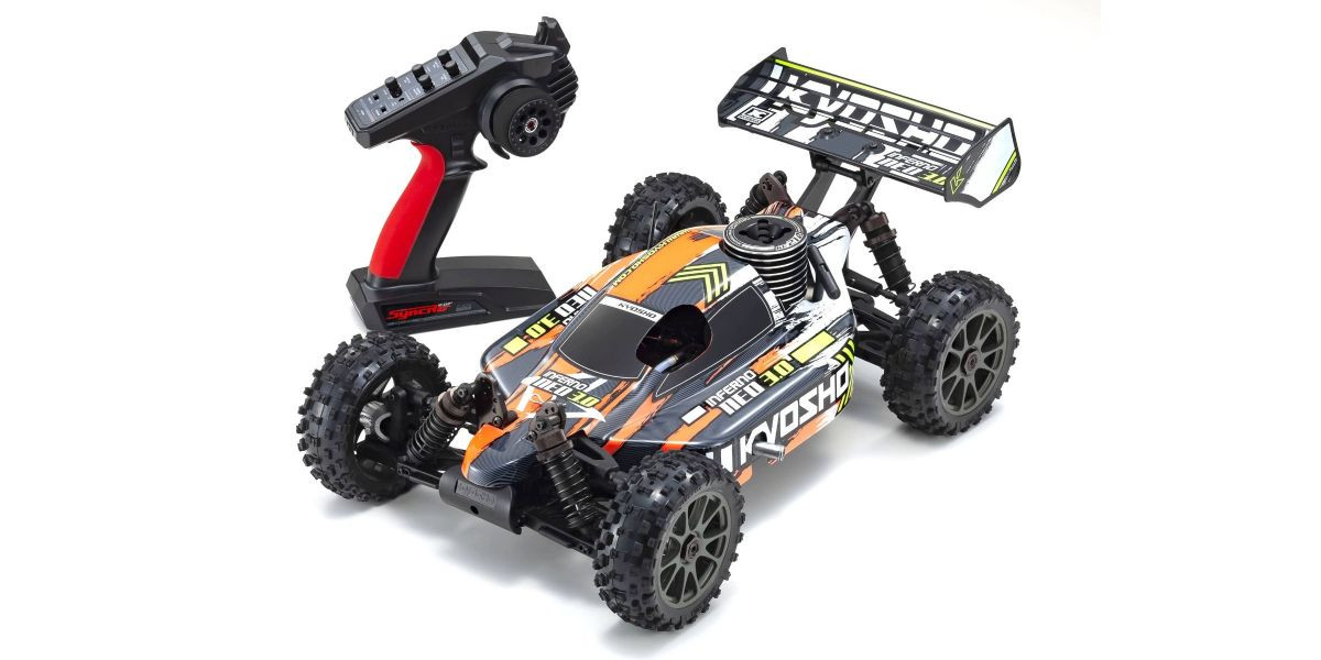 33012T3 INFERNO NEO 3.0 1:8 Scale Radio Controlled GP Powered Racing Buggy readyset Color type 3 Orange