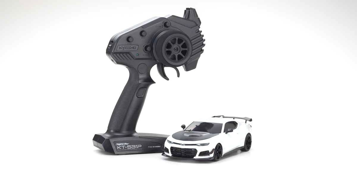 32339W MINI-Z RWD CHEVROLET® CAMARO® ZL1™ 1LE Summit White Readyset