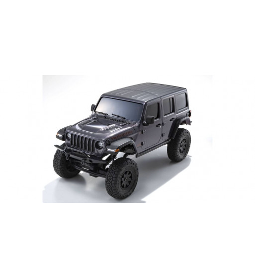 Kyosho Mini-Z 4X4 Jeep Wrangler Rubicon – Granite Metallic, 1/24 RTR Crawler