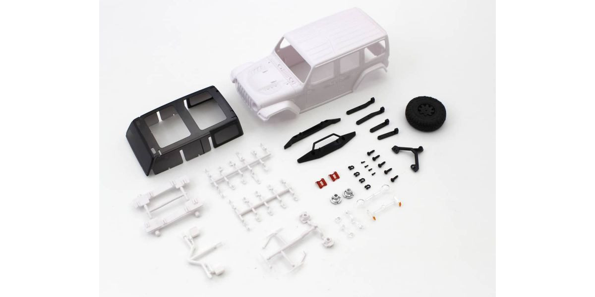 MXN01 JEEP WRANGLER RUBBICON White Body Set