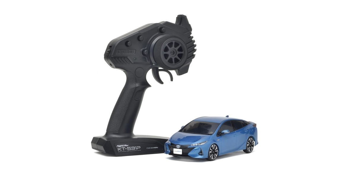 32423BL FWD Kyosho Radio Controlled Electric Powered Touring car MINI-Z Series Ready Set Toyota PRIUS PHV Spirited Aqua Metallic