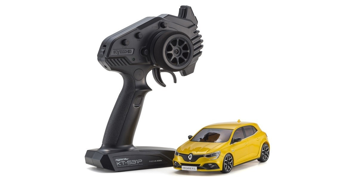 32421Y FWD Kyosho MINI-Z  RENAULT MEGANE R.S. Sirius Yellow Readyset RTR