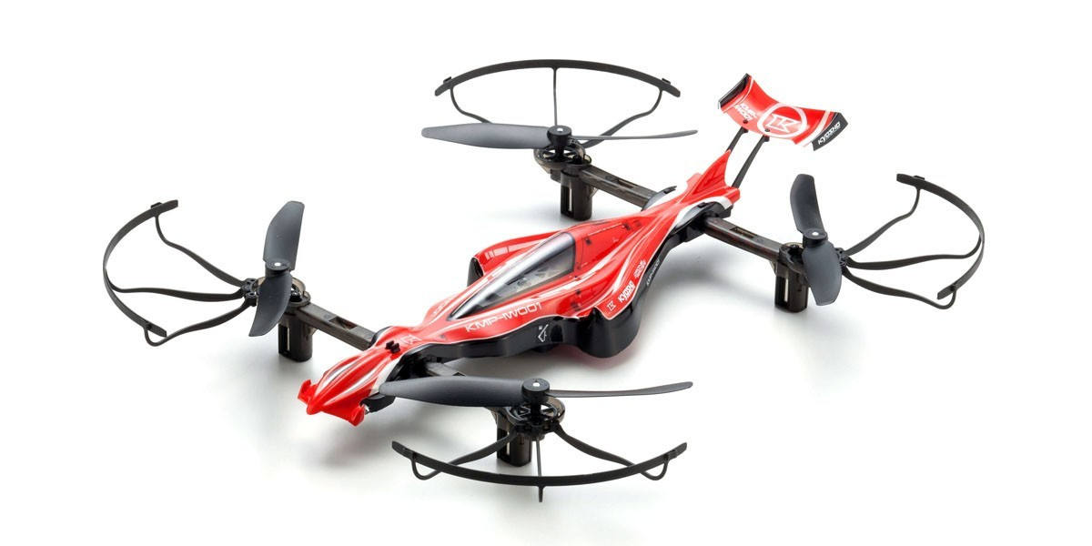 Kyosho 1/18 Scale Radio Control DRONE RACER G-ZERO Shining Red Readyset