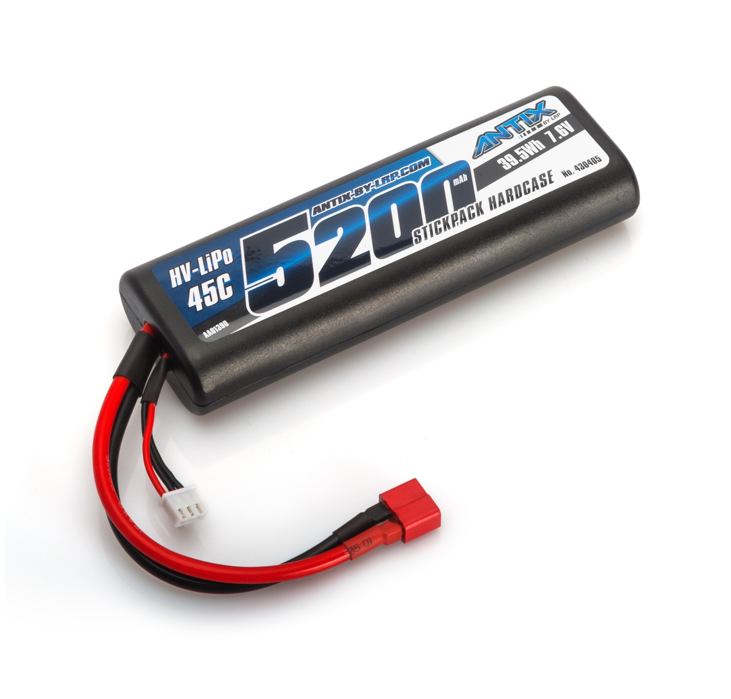 LRP430405 ANTIX BY LRP 5200 GRAPHENE - 7.6V LIHV - 45C LIPO CAR STICKPACK HARDCASE