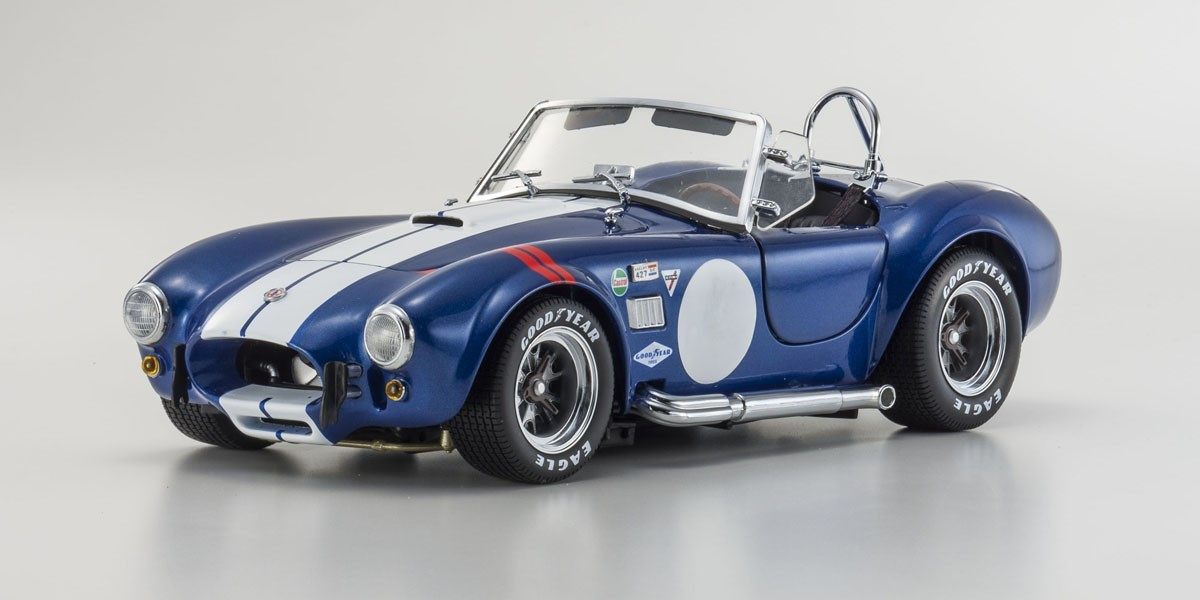 1/18 Shelby Cobra 427S/C Blue/Red Line 08045BLR