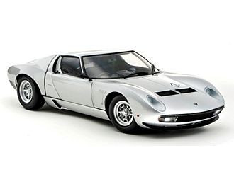 1/18 Lamborghini Miura Jota SVJ 1971 Silver