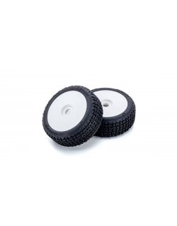 IFTH005W Dish Wheel with Tire(White/K-BLOX/2pcs)