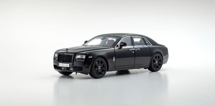 08802DBK KYOSHO ORIGINAL 1/18scale Rolls-Royce Ghost Diamond Black