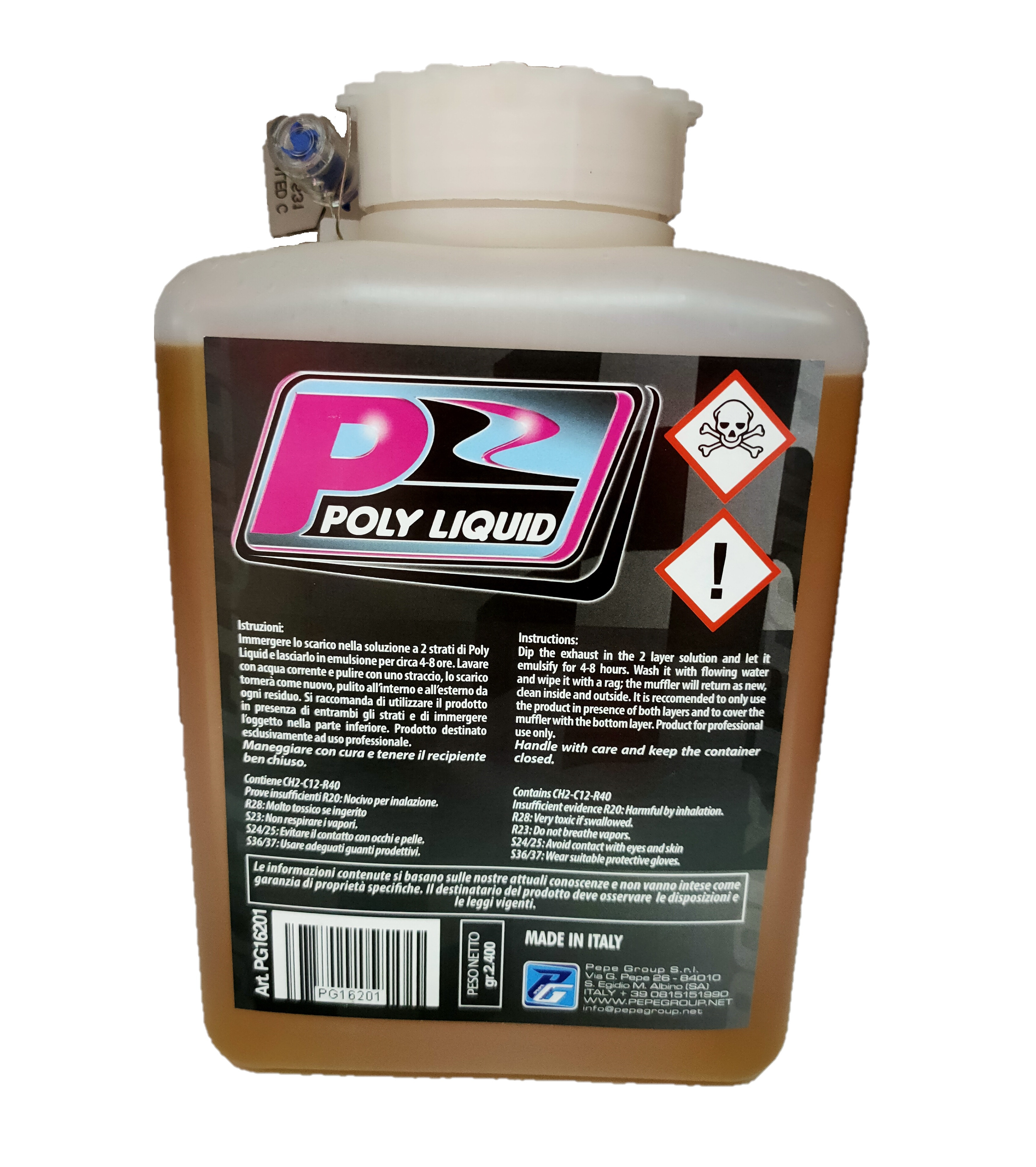 PG16201 PG POLY LIQUID 2400gr EXHAUST CLEANER
