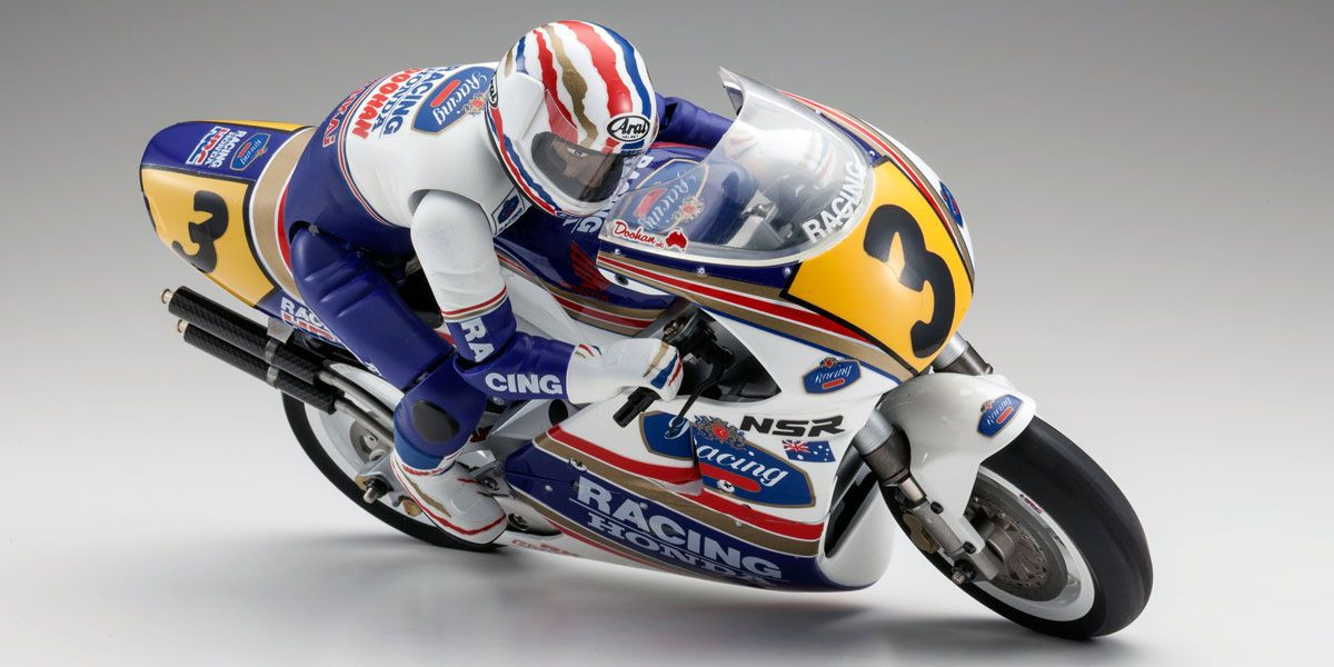 34932 1/8 SCALE EP MOTORCYCLES HANGING ON RACER Honda NSR500 1991 Kit