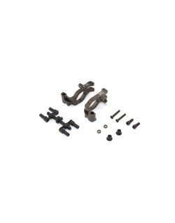 IFW629B Aluminum Front Hub Carrier Set(L,R/22ﾟ/Gunmetallic/MP10)