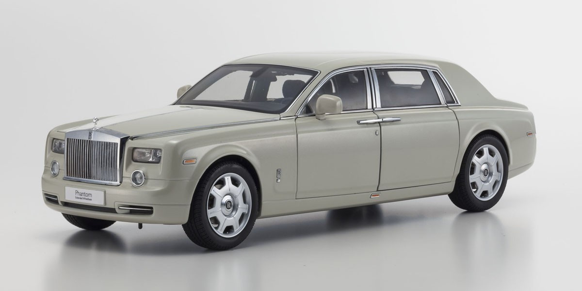 1/18 Rolls-Royce Phantom EXTENDED WHEEL BASE Carrara White