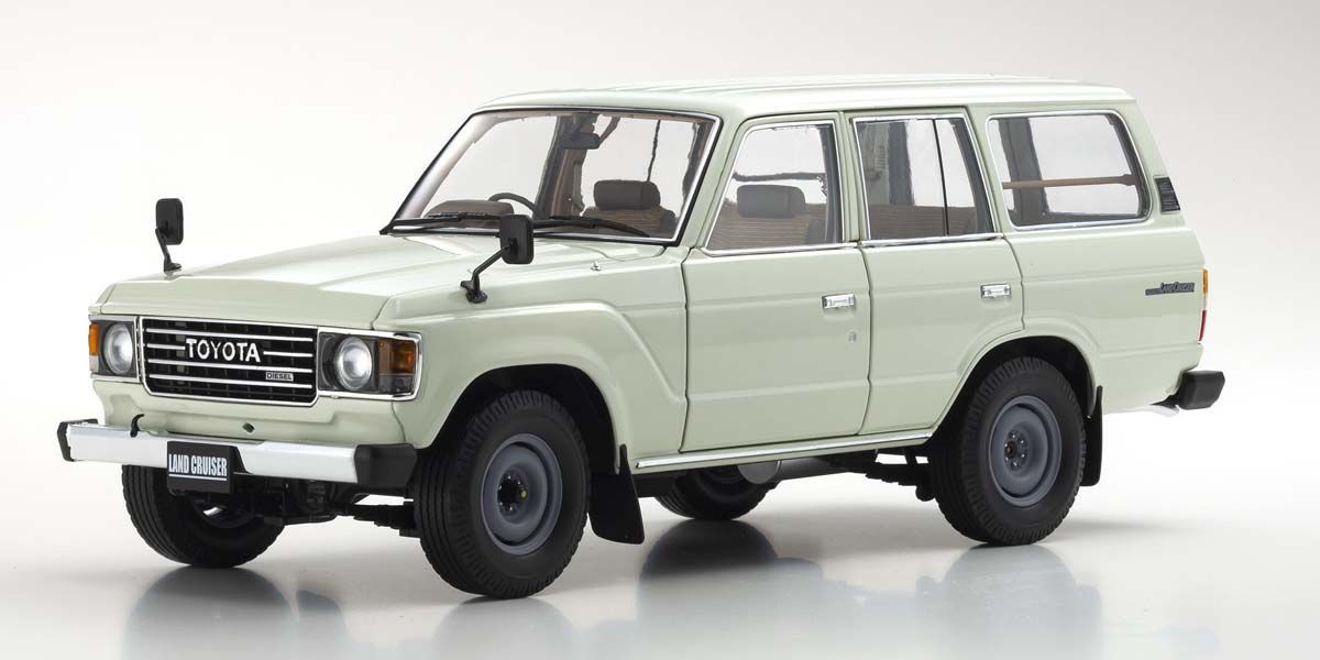 08956W Toyota Land Cruiser 60 (White) KYOSHO ORIGINAL 1/18 scale