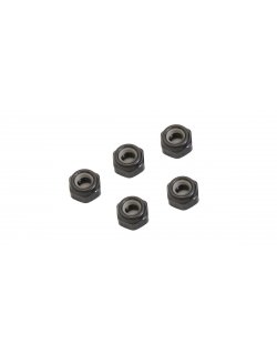 1-N3033NA-GM Nut(M3x3.3)Nylon(Aluminium/Gunmetal/5pcs)