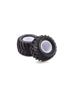 EZTH001WS GluedTire＆Wheel(FZ-02L-BT/W/Soft/2pcs
