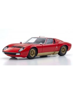 08317R KYOSHO ORIGINAL 1/18 scale Lamborghini Miura P400SV (Red / Gold)