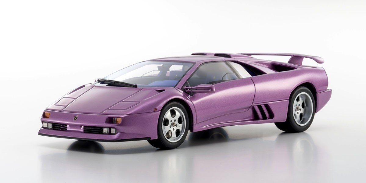 KYOSHO 1/18 scale Lamborghini Diablo Jota SE30 Purple KSR18501V