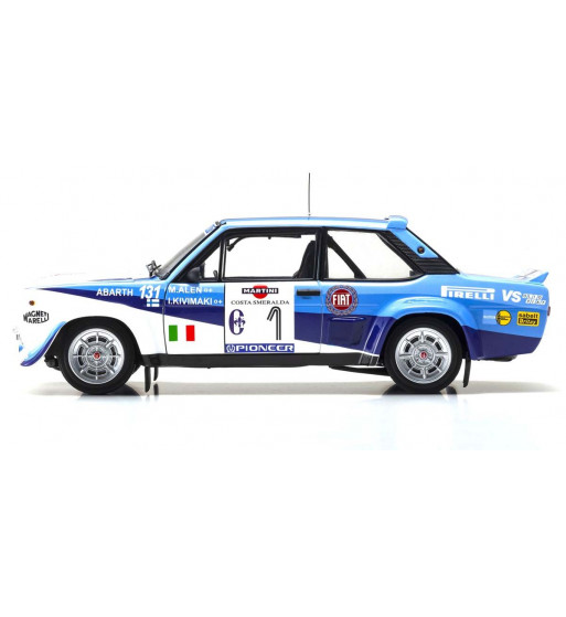 Kyosho 1/64 Fiat 131 Abarth Rally &ndash; Blu Fiat Team &ndash; Edizione Limitata 2008