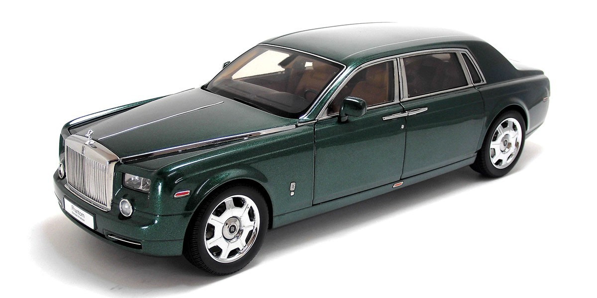 KYOSHO 1/18scale Rolls Royce Phantom Extended Wheel Base Brook lace Green 08841BG