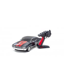 34416T2 1970 Chevy® Chevelle® SS™ 454 LS6 Tuxedo Black 1/10 Scale Radio Controlled Electric Powered 4WD FAZER Mk2 FZ02