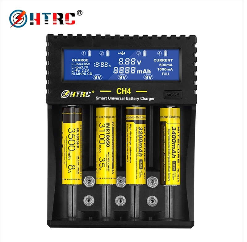 HTRCCH4 Smart Universal Battery Charger AA / AAA