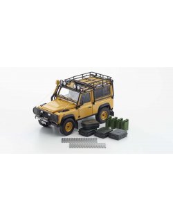 08901CT KYOSHO ORIGINAL 1/18scale Land Rover Defender 90 (Yellow)