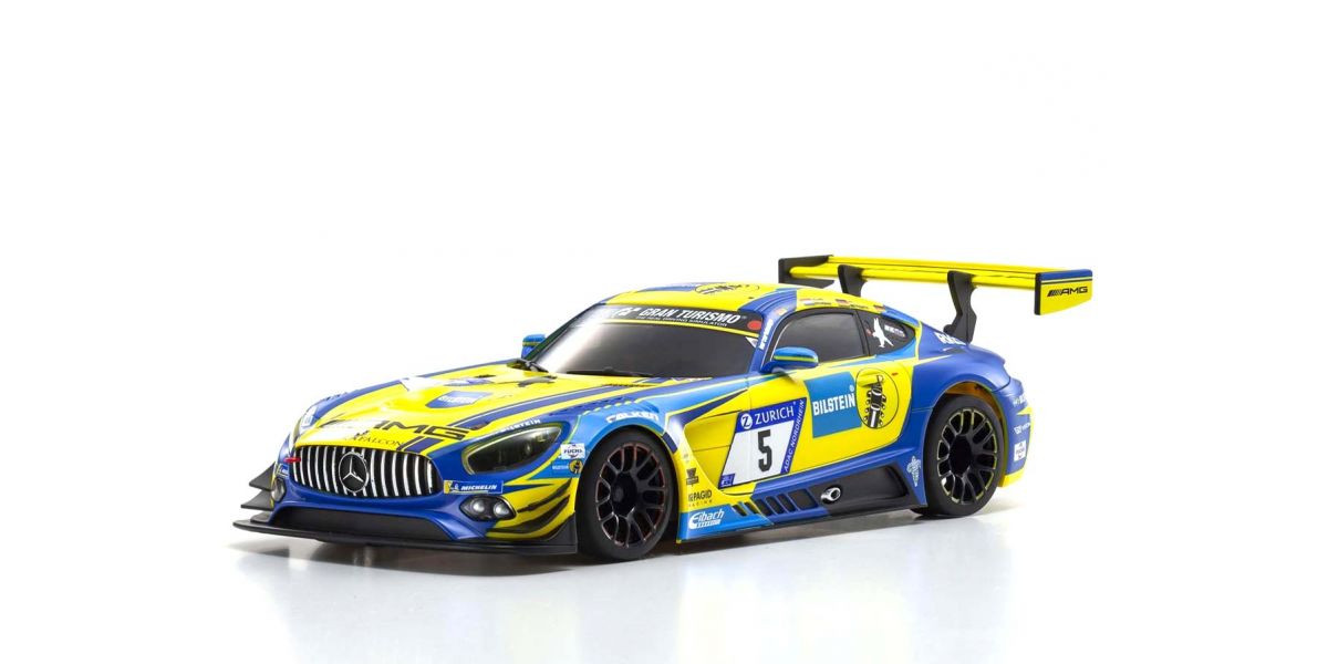 MZP241BLY ASC MR03W-MM Mercedes AMG GT3 Blue / Yellow