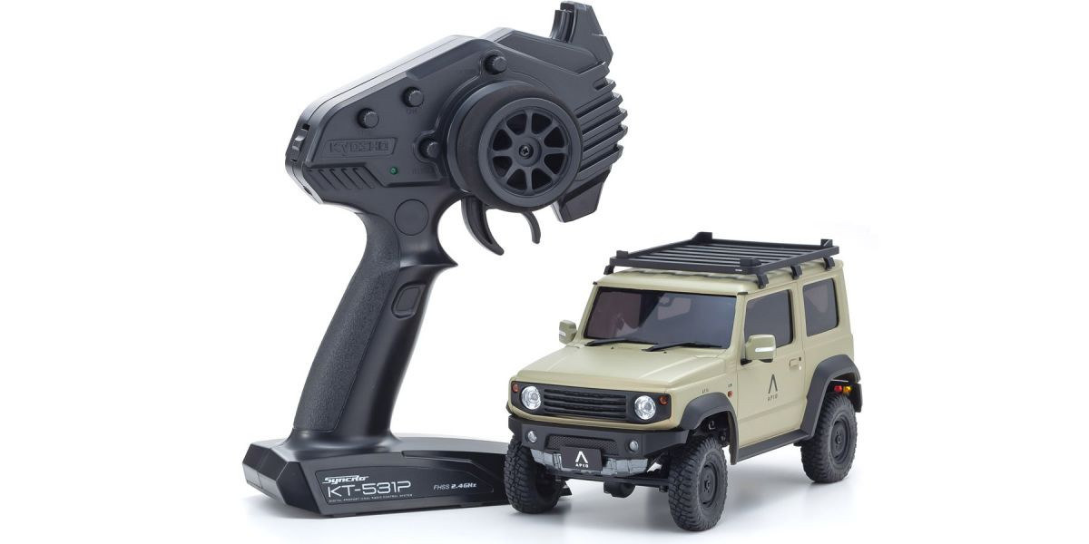 32525K MINI-Z 4×4 Suzuki Jimny Sierra APIO JIMNY TS4 Khaki Radio Controlled Electric Powered Crawling car Ready Set