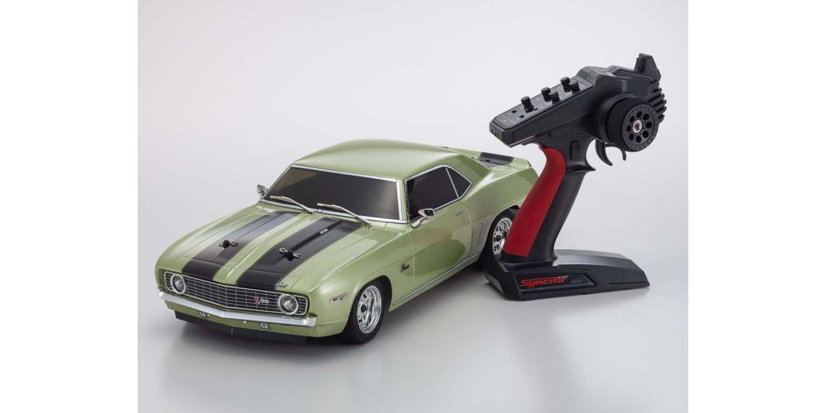 34418T2 1969 Chevy® Camaro® Z/28 Frost 1/10 Scale Radio Controlled Electric Powered 4WD FAZER Mk2 FZ02 Series Readyset