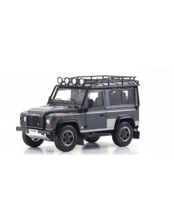 08901TR Land Rover Defender 90 KYOSHO ORIGINAL 1/18 scale (Gray)