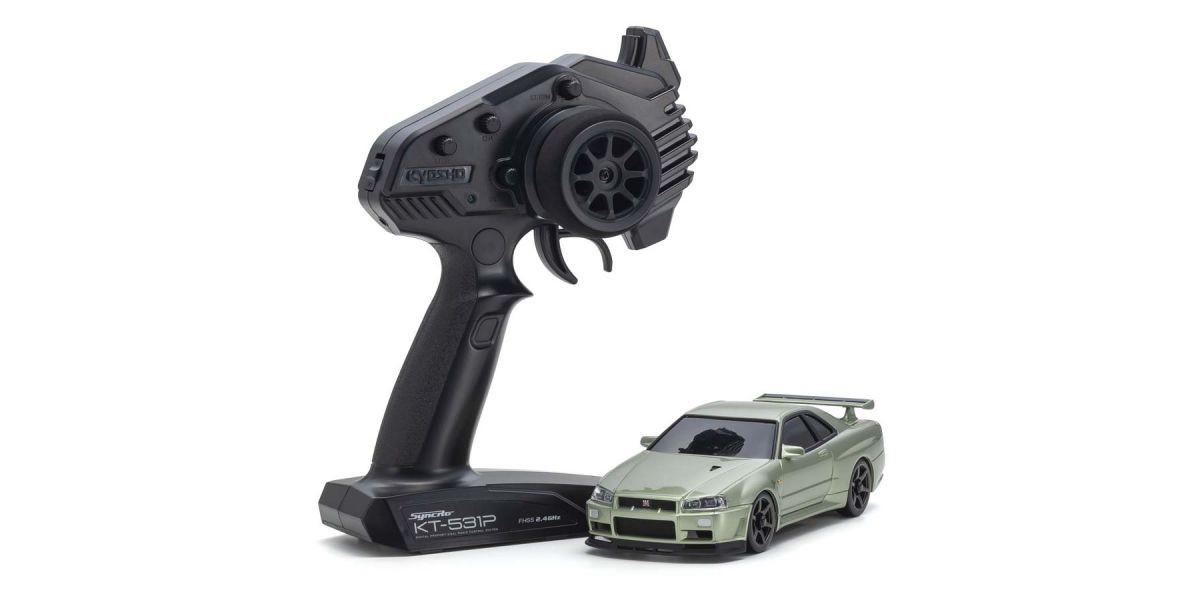 32624MJ MINI-Z AWD NISSAN SKYLINE GT-R R34 V.specⅡNur Millennium Jade