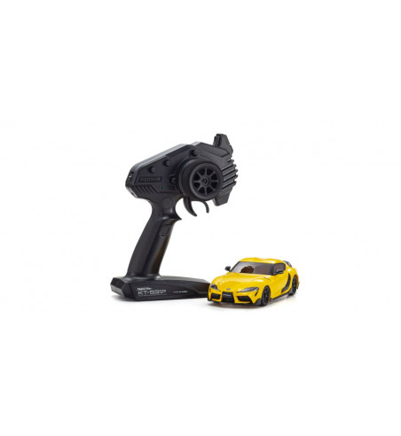 Kyosho Mini-Z MA-020 Toyota GR Supra TRD Aero Body - Lightning Yellow, Ready To Run