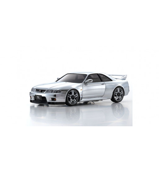 Kyosho Autoscale Mini-Z Skyline GT-R R33 V-Spec Silver – Carrosserie Complète Pour Châssis MA020 – Collection RC