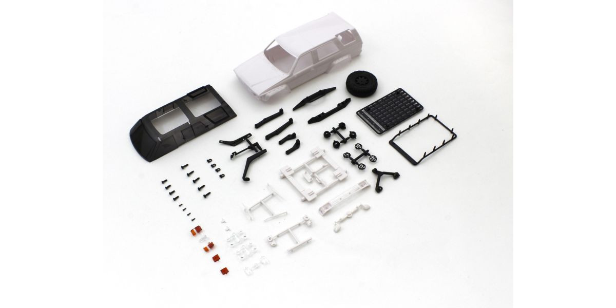 MXN04 Toyota 4Runner w/Acc. White Body Set