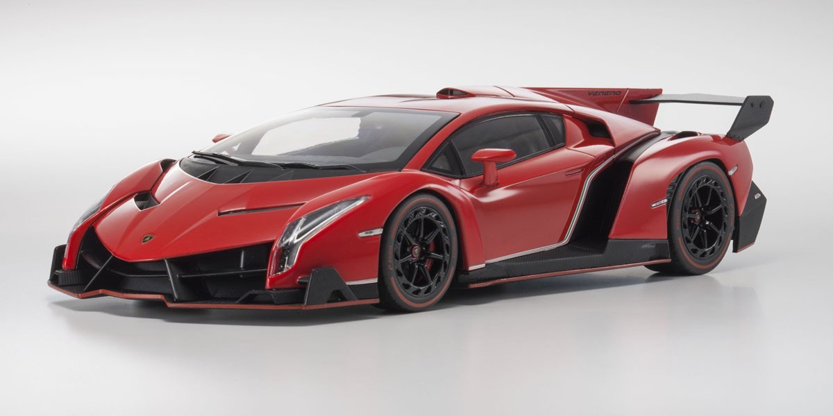 OUSIA 1/18 Lamborghini Veneno Roadster Red Pearl/Red line