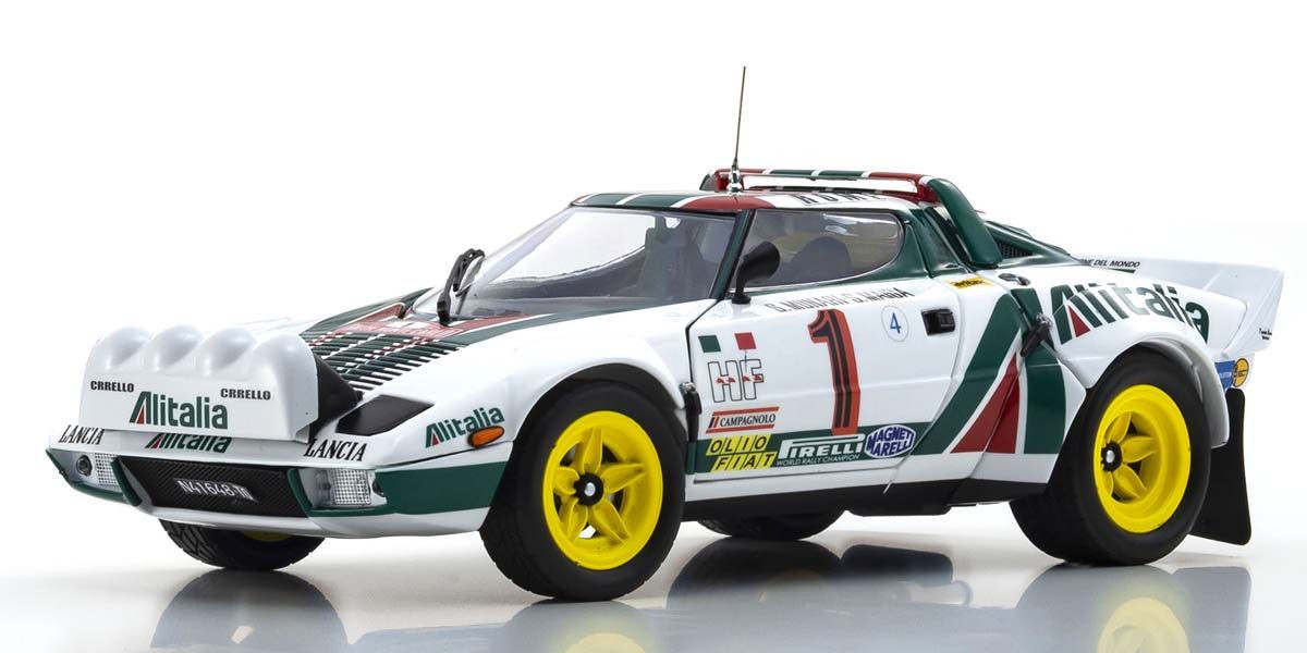 08130A 1/18 scale Lancia Stratos HF 1977 Monte Carlo No. 1 KYOSHO ORIGINAL