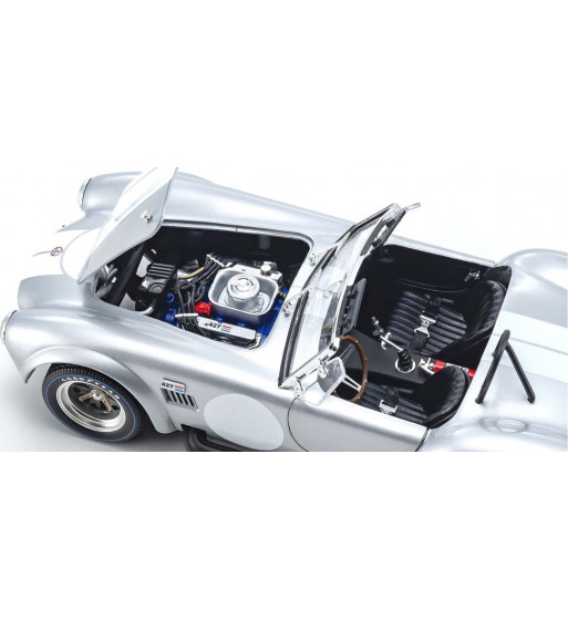 Modèle Réduit SHELBY COBRA 427 S/C Cabriolet Bleu 1/18 Par KYOSHO - N°7006 - Occasion Rare Pour Collection