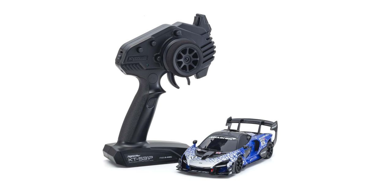 32340BL MINI-Z RWD readyset McLaren Senna GTR Blue
