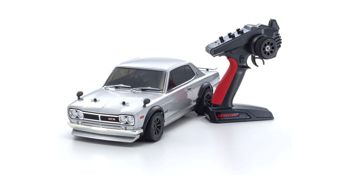 34425T1 1/10 Scale Radio Controlled Electric Powered 4WD FAZER Mk2 Readyset NISSAN SKYLINE 2000GT-R(KPGC10) Tuned Ver. Silver