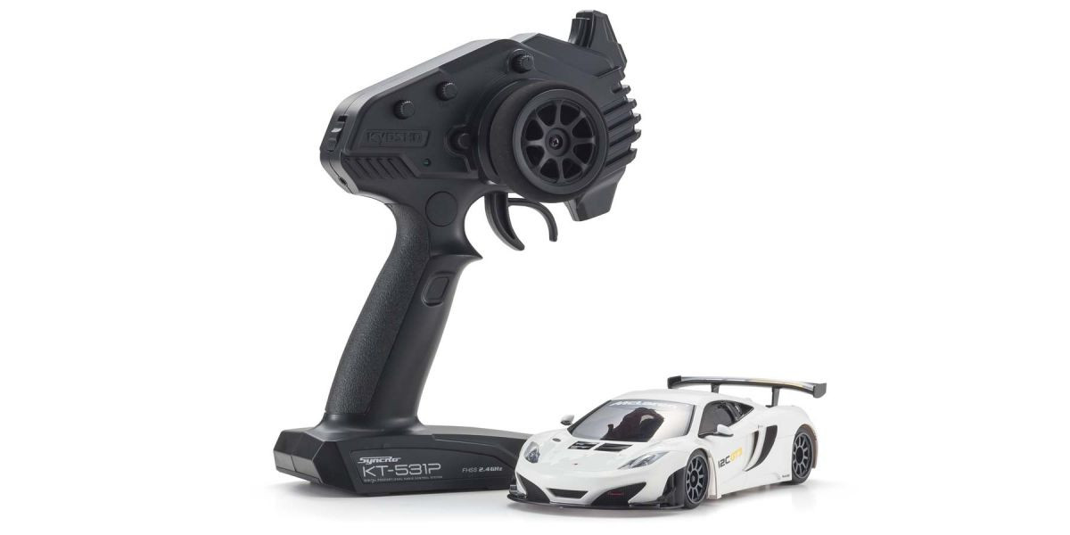 32343W MINI-Z RWD readyset McLaren 12C GT3 2013 White