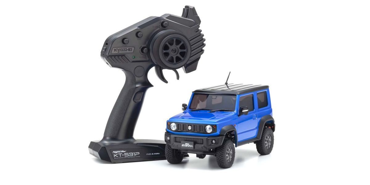 32530MB MINI-Z 4×4 Series Ready Set Suzuki Jimny Brisk Blue Metallic Radio Controlled Electric Powered Crawling car