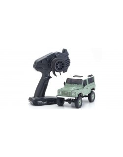 32527GR MINI-Z 4×4 Land Rover Defender 90 Heritage Grasmere Green / Alaska White