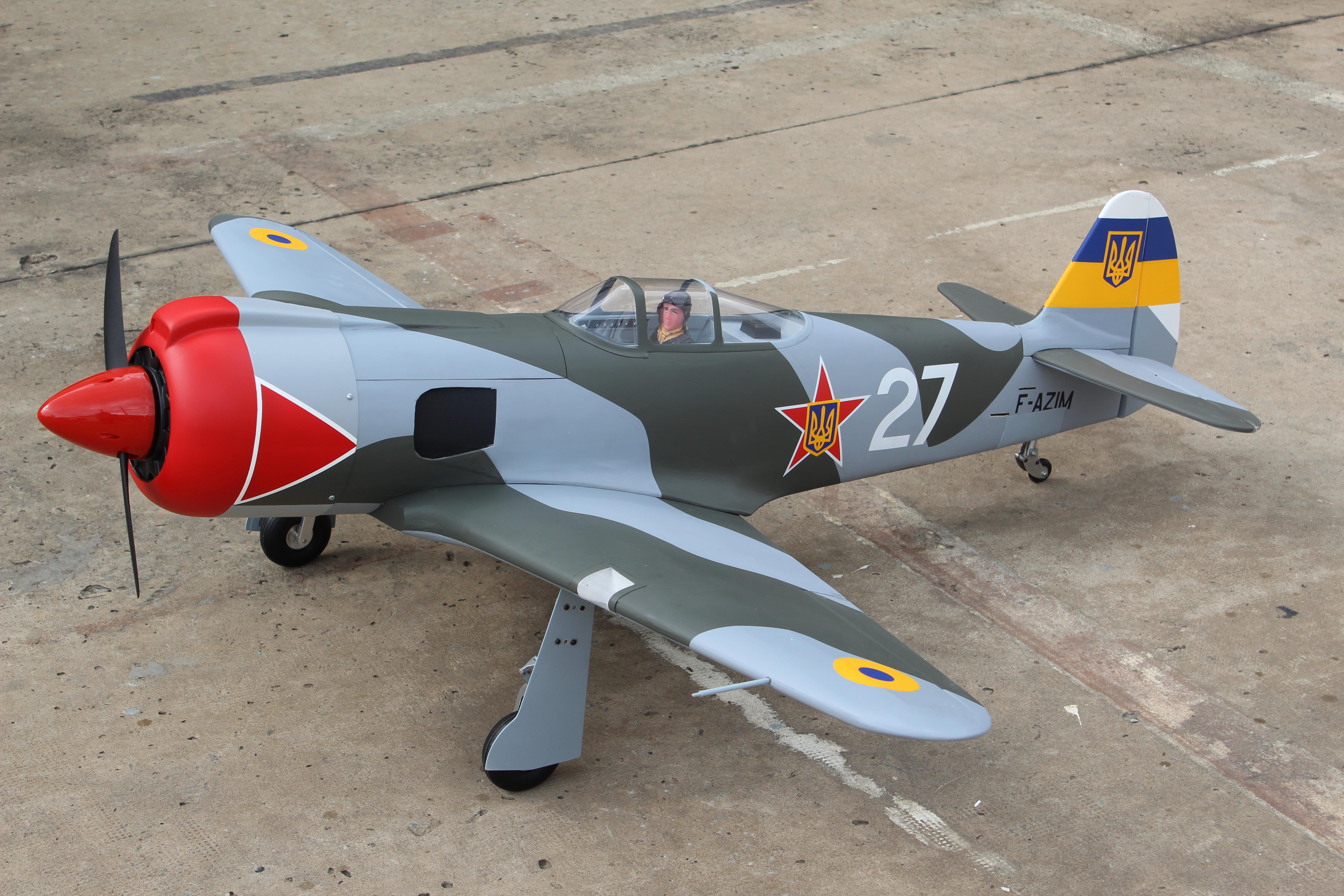 SEA270N Seagull Yakovlev Yak-3U 63"wingspan 20cc