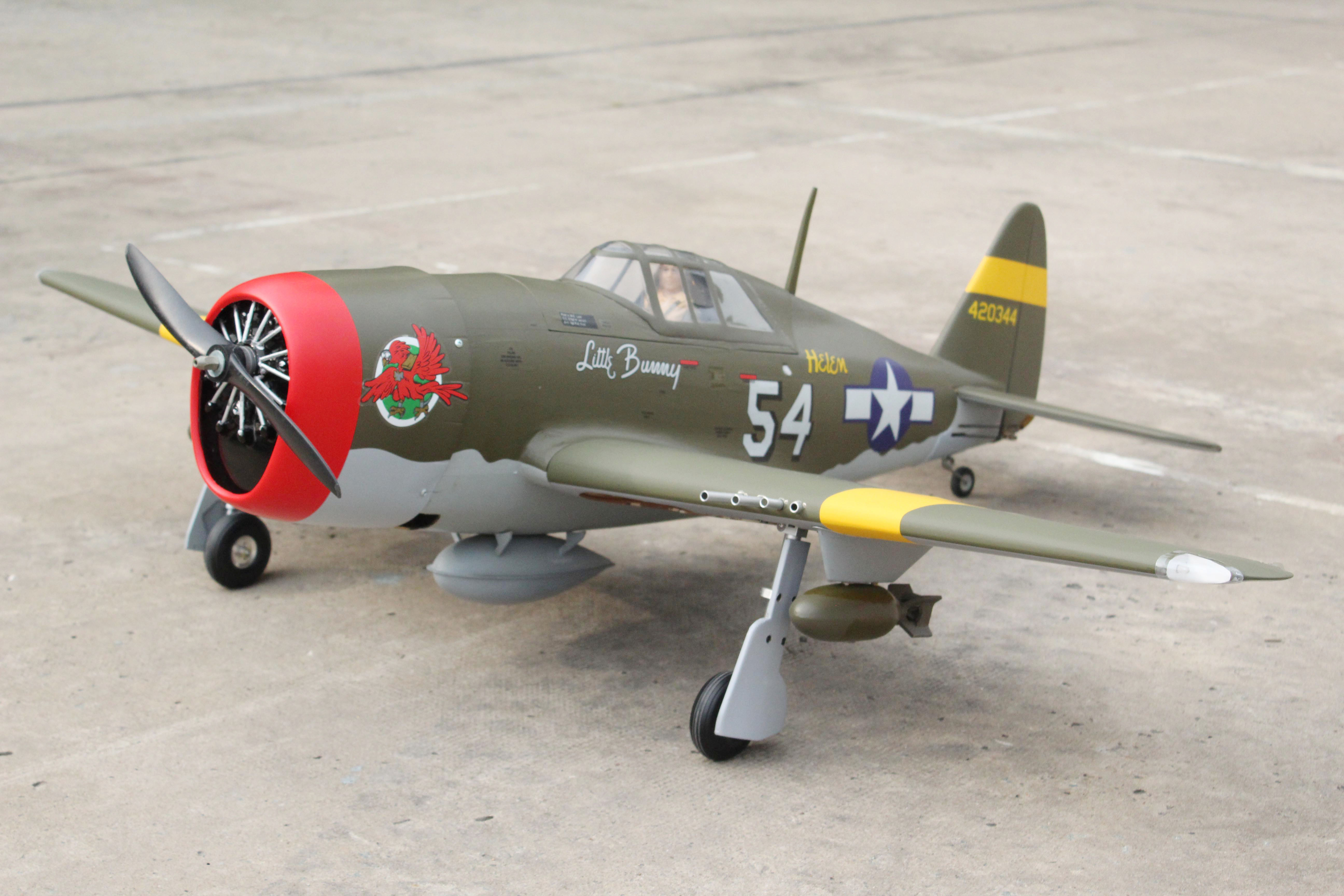 SEA338N SEAGULL P-47D Little Bunny MK II- 10cc 55” wingspan