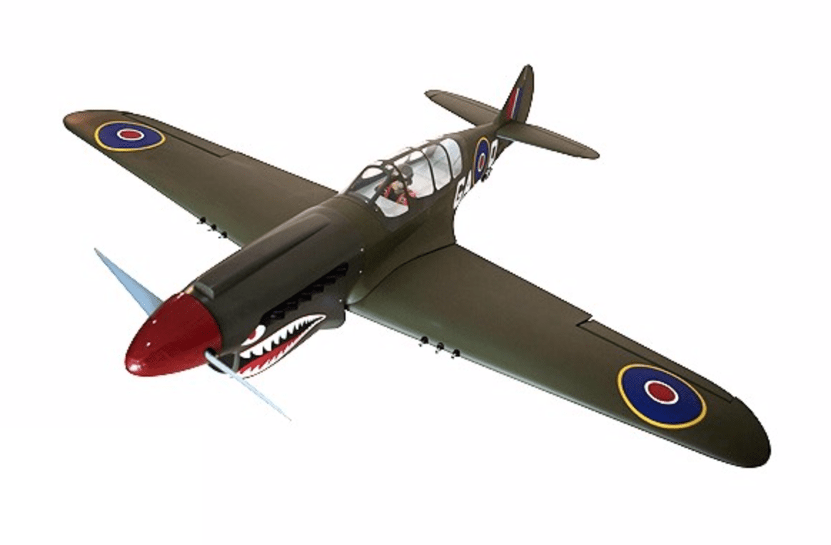 SEA250S P-40N WARHAWK SHARK HEAD 33cc-50cc 80″  WINGSPAN