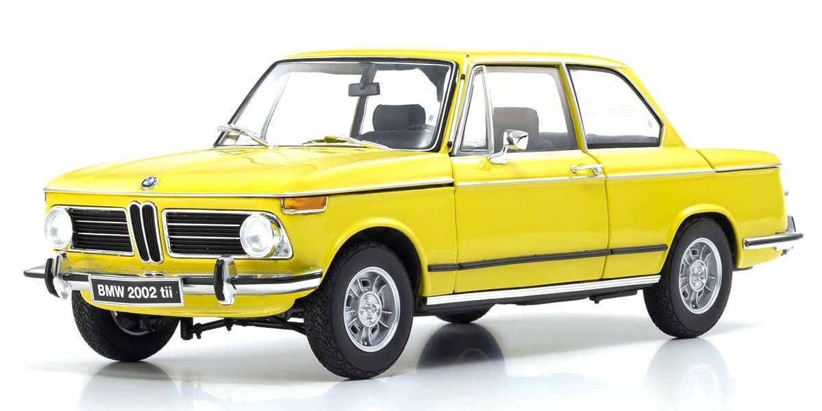 08543GF 1/18 scale BMW 2002 Tii (Yellow) KYOSHO ORIGINAL