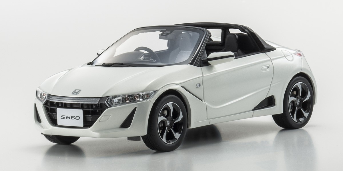 SAMURAI 1/18 Honda S660 α White